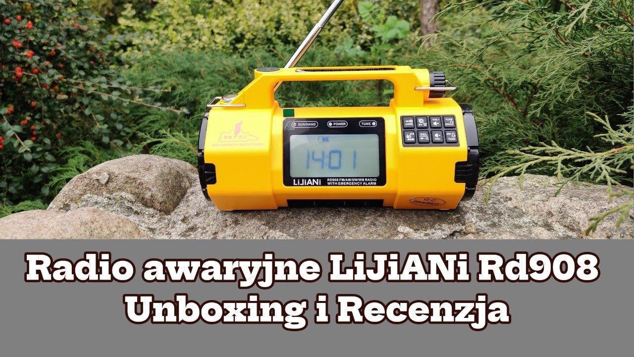 Radio awaryjne LiJiANi Rd908. Unboxing i Recenzja.