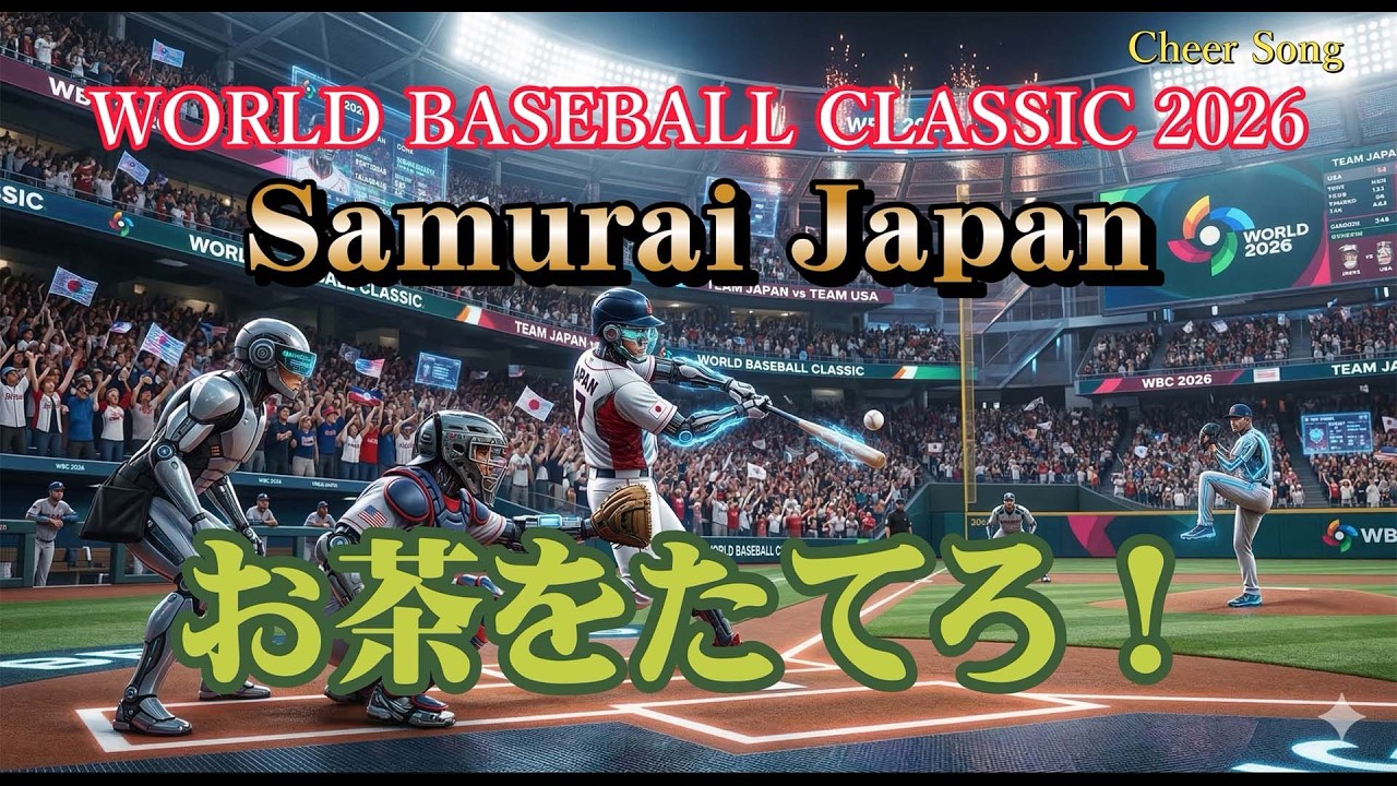 WBC2026 お茶をたてろ！samurai japan 侍ジャパン　応援ソング　cheer song