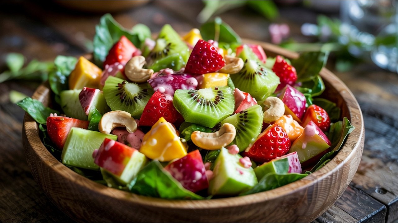 Esta ensalada de frutas queda tan rica que siempre repiten 🥗