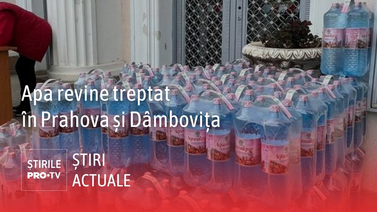 Apa revine treptat &icirc;n Prahova și D&acirc;mbovița, după zile de criză