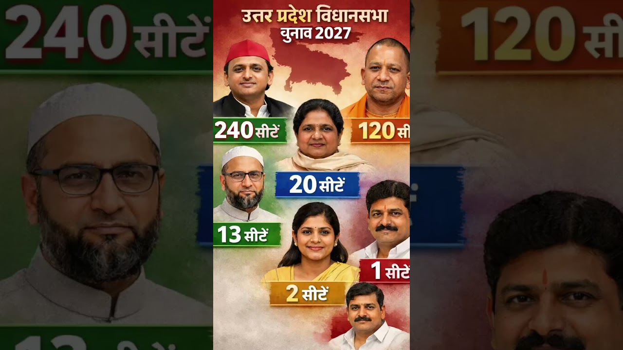 UP Election 2027 Opinion Poll BJP vs SP vs INC | Who will become the Chief Minister? #uttarprades...