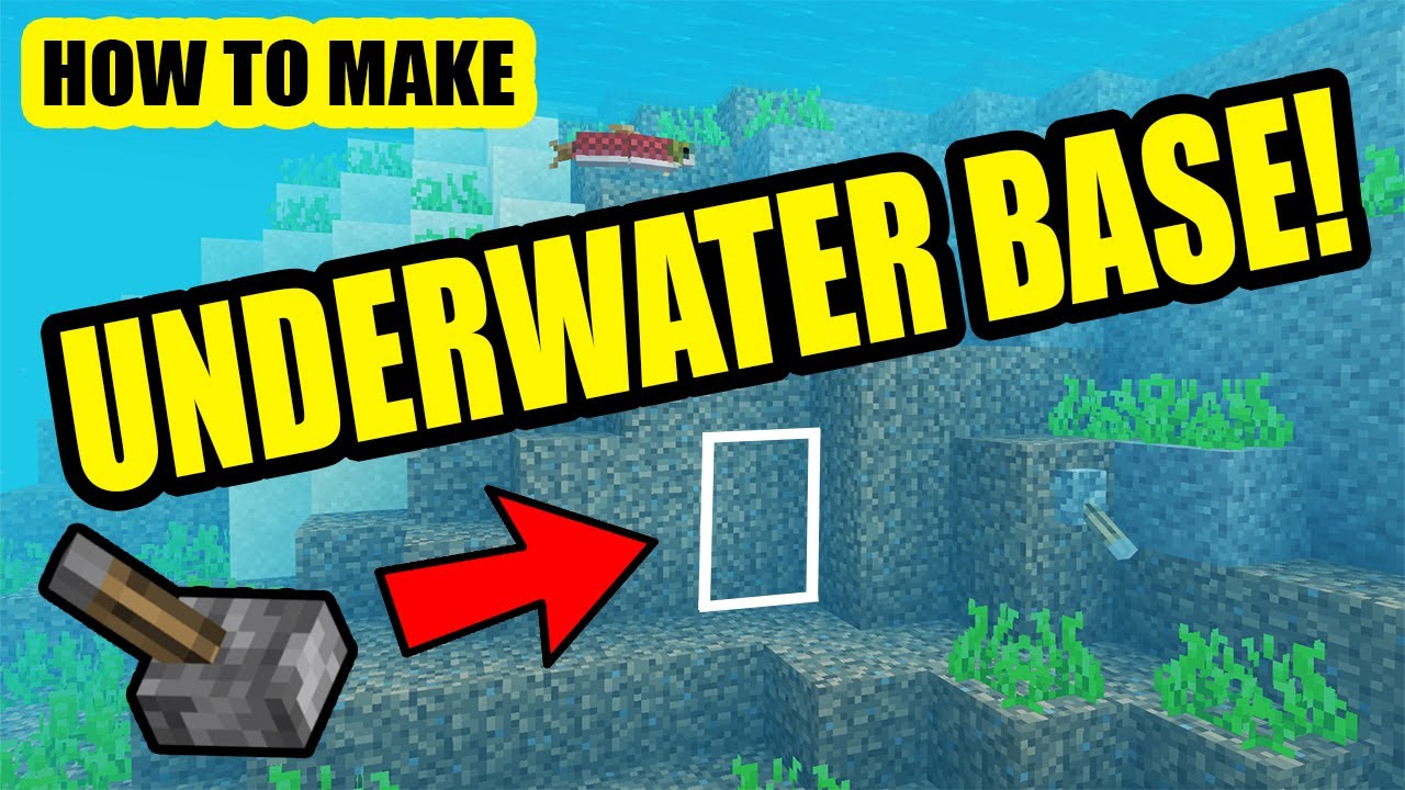 How To Make Underwater Secret Base In Minecraft! (EASY)