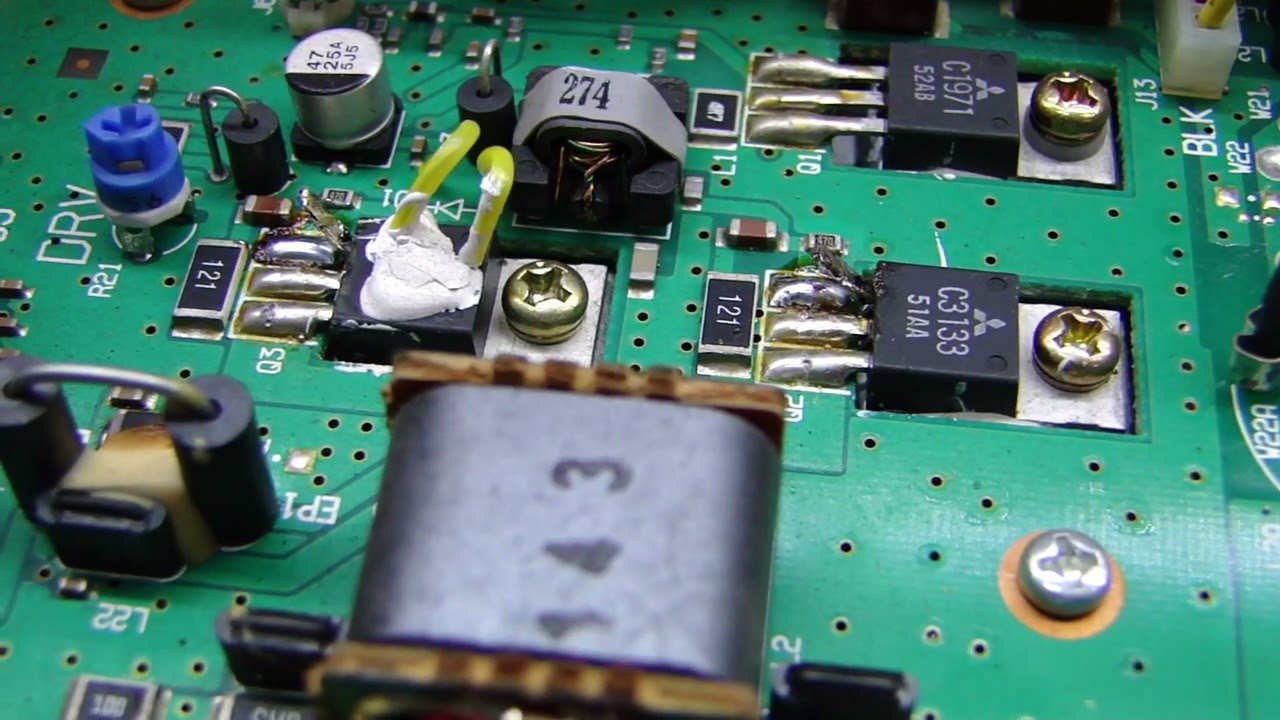 ALPHA TELECOM: ICOM IC-718 SUBSTITUIÇÃO DOS DRIVERS 2SC3133 PELOS RD16HHF1