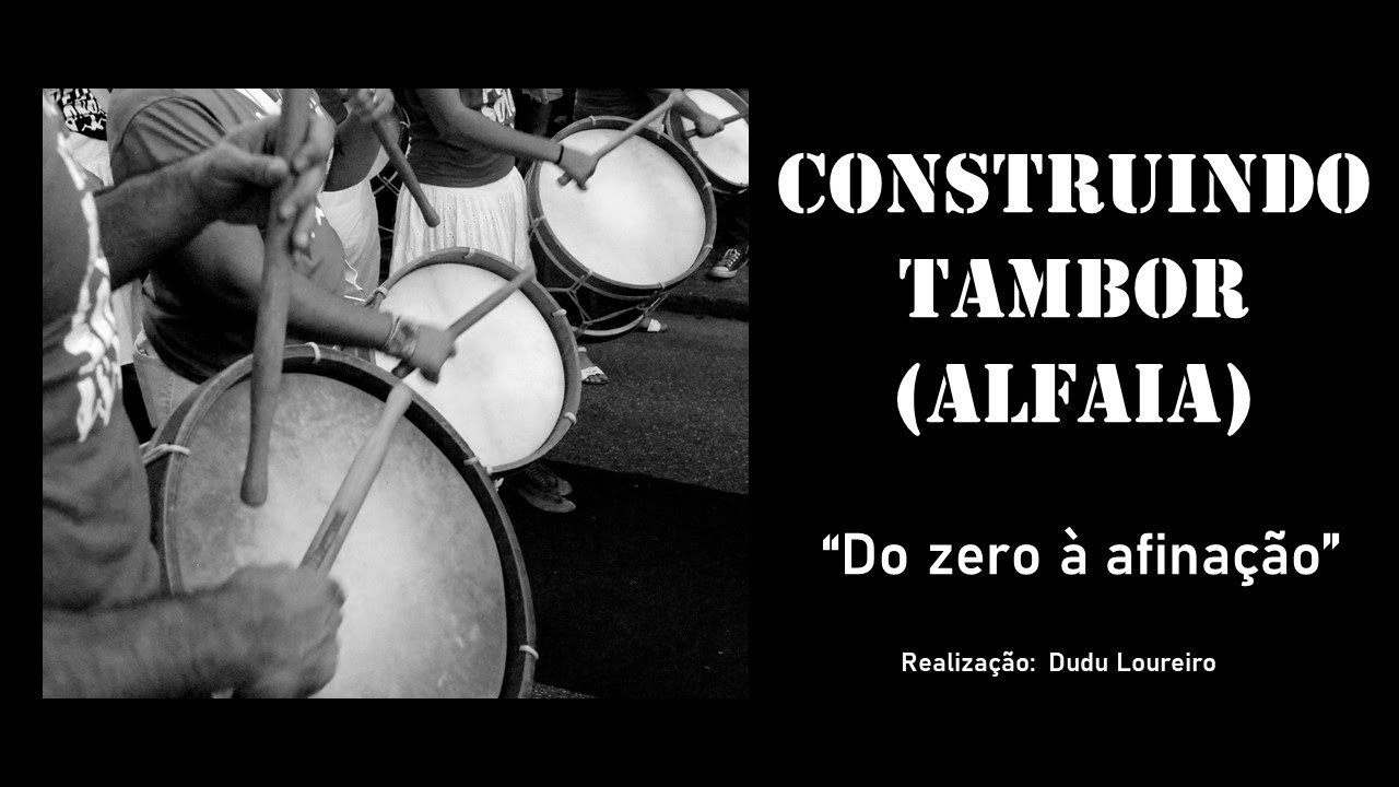 Aprendendo a construir uma alfaia (tambor de maracatu)