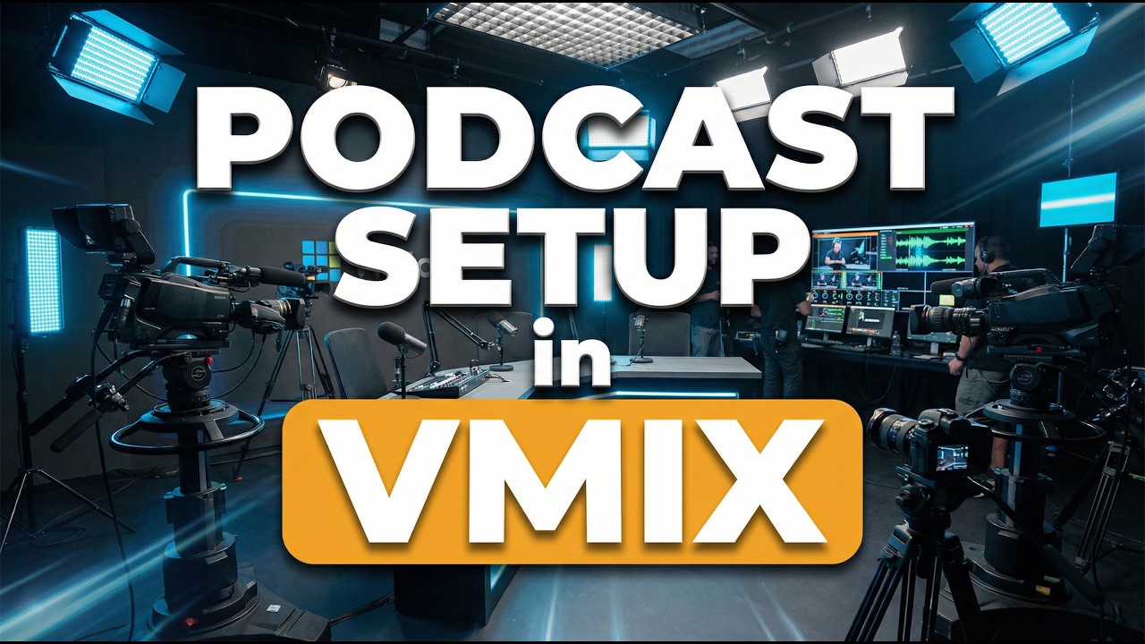 Как собрать подкаст-студию в VMIX | Полный разбор сетапа