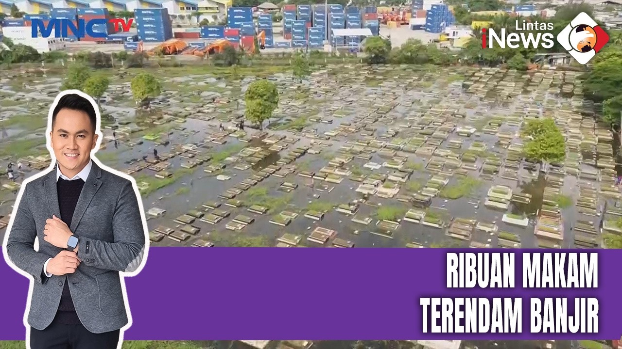 Ribuan Makam di TPU Semper Cilincing Terendam Banjir, Peziarah Kesulitan Ziarah | FULL LIS (18/02)