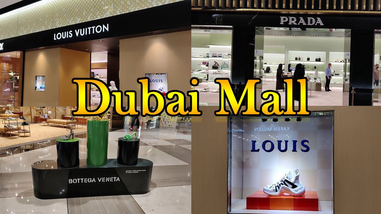 Dubai Mall | Louis Vuitton | Prada | Bottega Venetta | Branded Shoes Collection