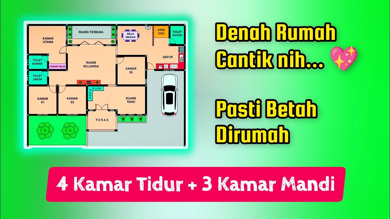 Denah Rumah Impian Keluarga ❤️