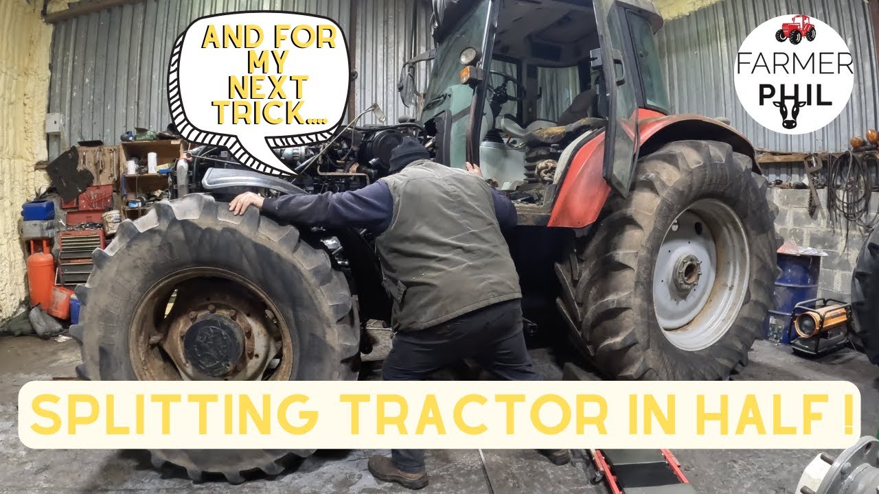 SPLITTING A TRACTOR IN HALF | MF 6480