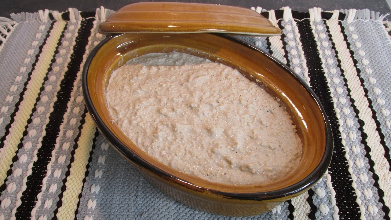 الخميرة البلدية او الخميرة العربي الصحية، من عادات و تقاليد زمان / Levain maison sans gluten
