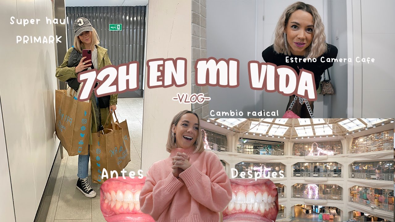 🌈VLOG - SÚPER HAUL PRIMARK, cambio de look y estreno de camera café || Meanwhile
