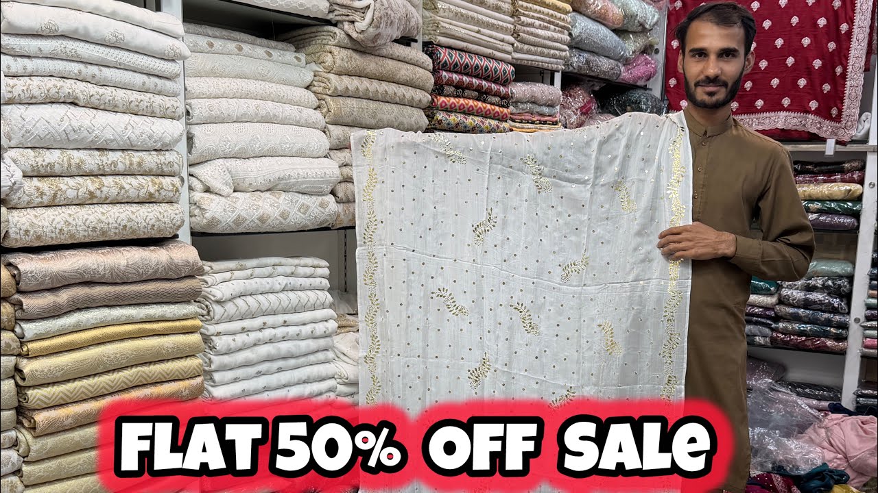 Flat 50% Off Sale | Pure Banarasi Suit | Chikankari Suit | Ladies Suit Stitching Service in Pakistan