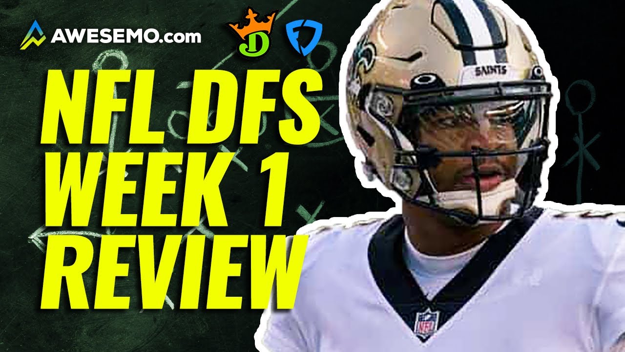 Lineup Review Week 1 Daily Fantasy NFL | NFL DFS Strategy