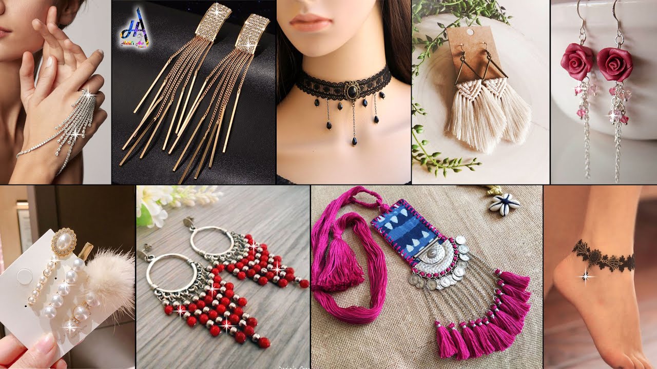 Best Collection!!.. #DIYJewelry #LatestFashion #DIYEarrings #IndianFashion #BohoJewelry