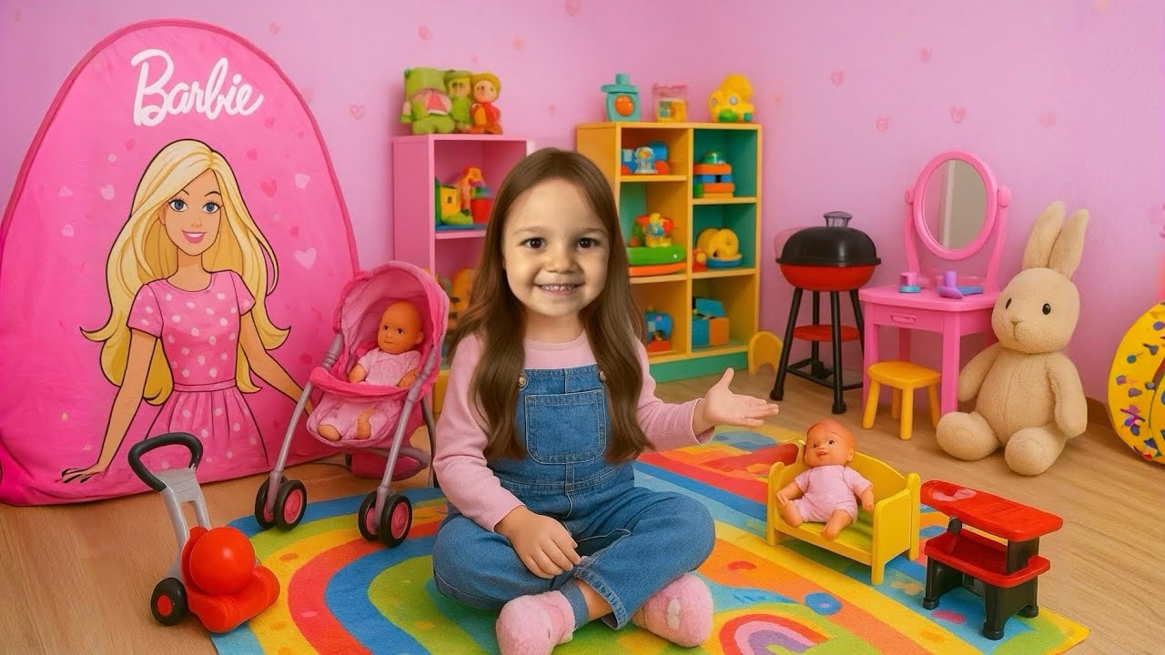EYVAH😱 ASEL DURUYU BULAMIYORUM! ÖYKÜ BEBEK ÇİŞ YAPMAYI ÖĞRENİYOR! #funny #cute #barbie #toys #baby 