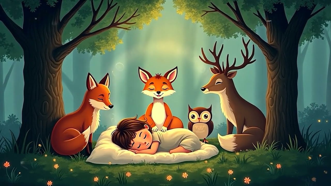 Woodland Animal Dreams &ndash; Soothing Lullaby for Toddlers 🦊🦉🌙