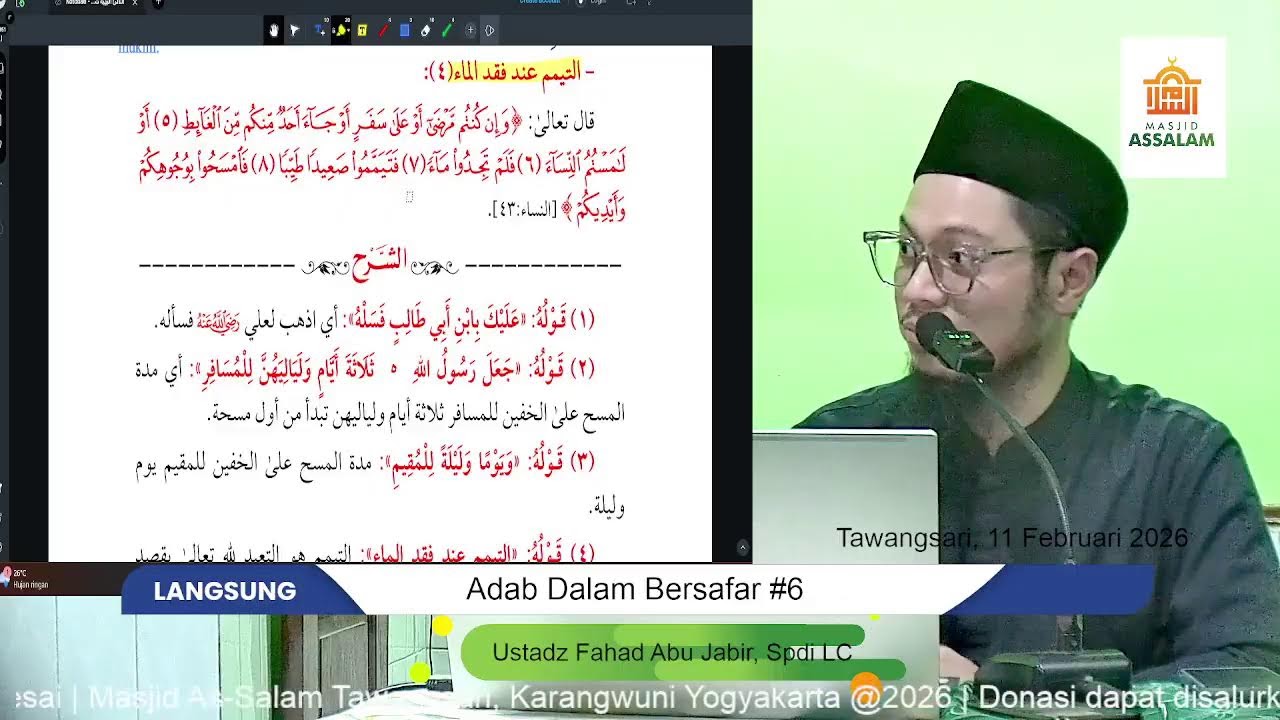 Adab Dalam Bersafar #6