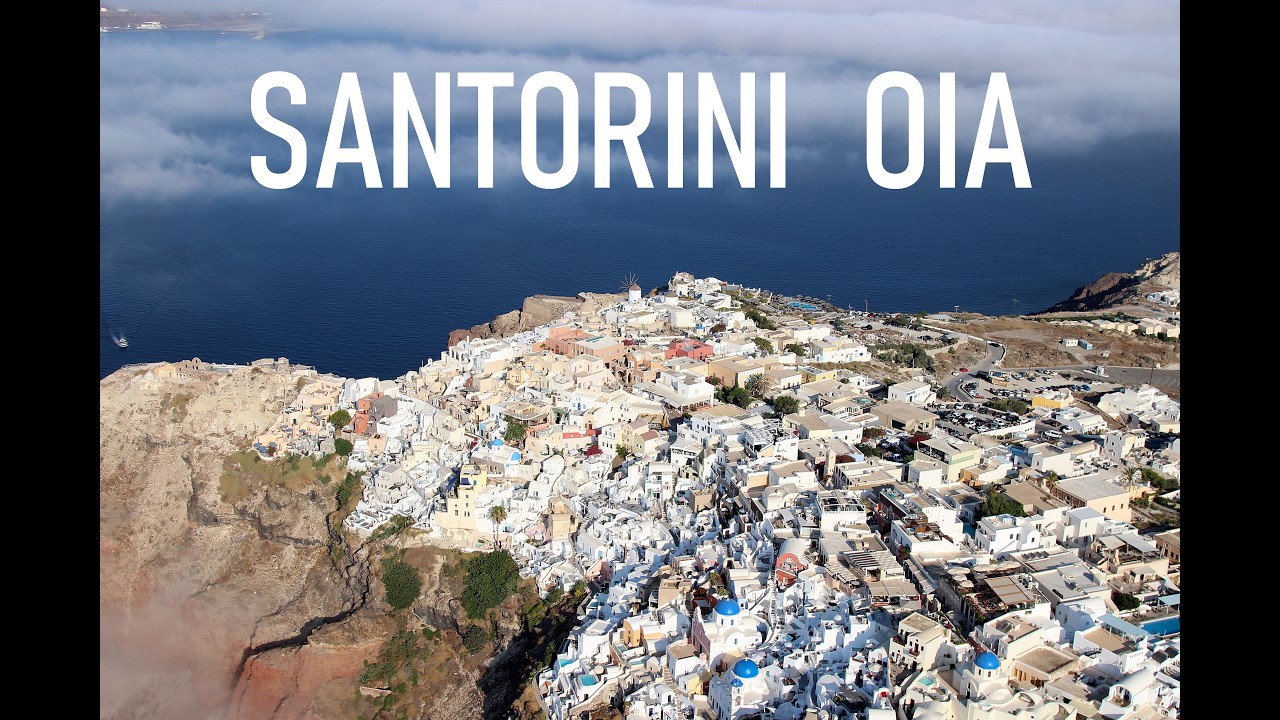 Santorini Oia Paramotor flight Greece Summer 2024
