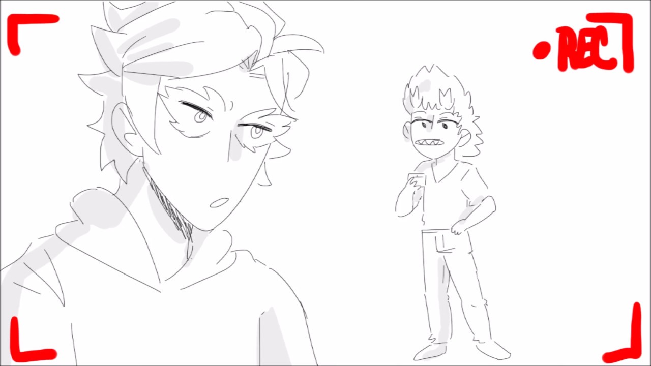 Kirishima Eijirou trying to make scary situations less scary