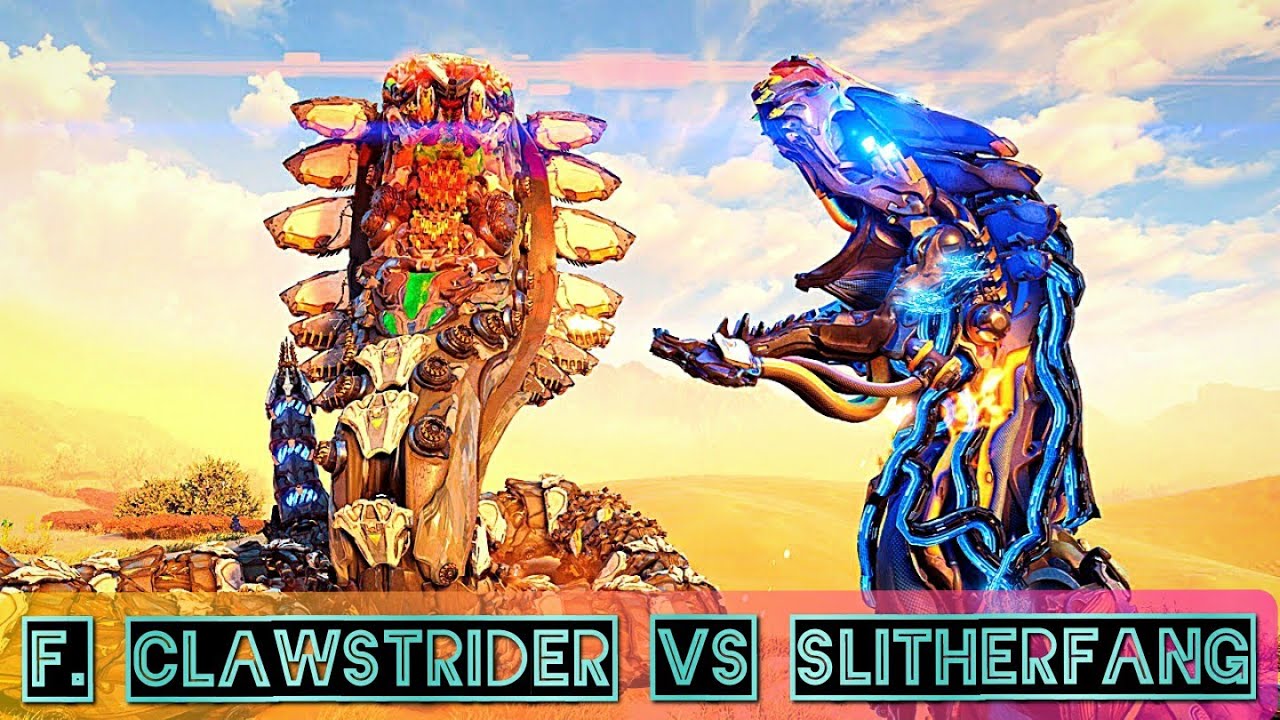 Slitherfang VS Fire Clawstrider Rematch On Very Hard | Horizon Forbidden West