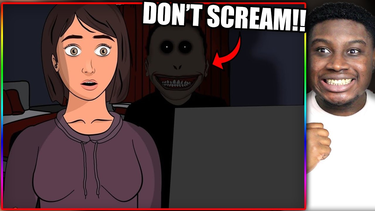 REACTING TO TRUE STORY SCARY ANIMATIONS #2