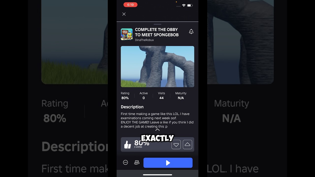 How to change the icon/thumbnail to your Roblox game on mobile! 📱 #roblox #robloxstudio
