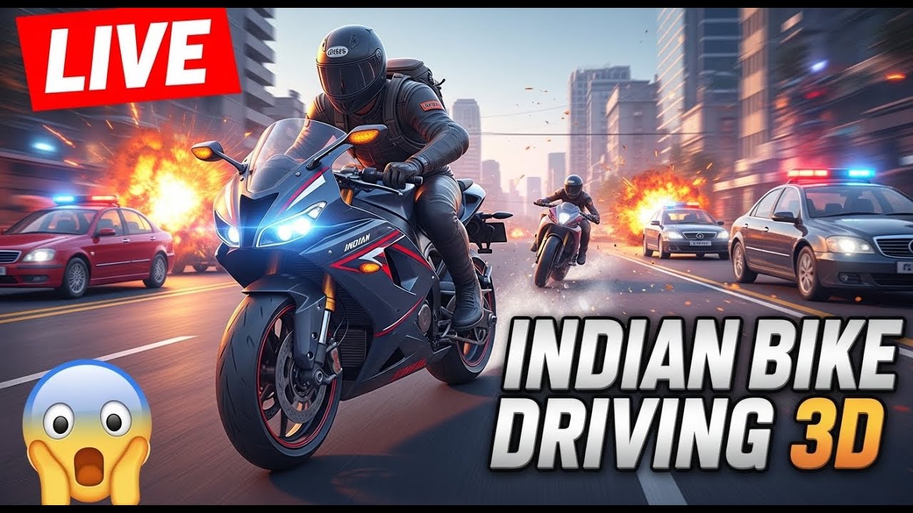 Indian Bike Driving 3D Live | Off-Road King Ya Accident Machine? 2026