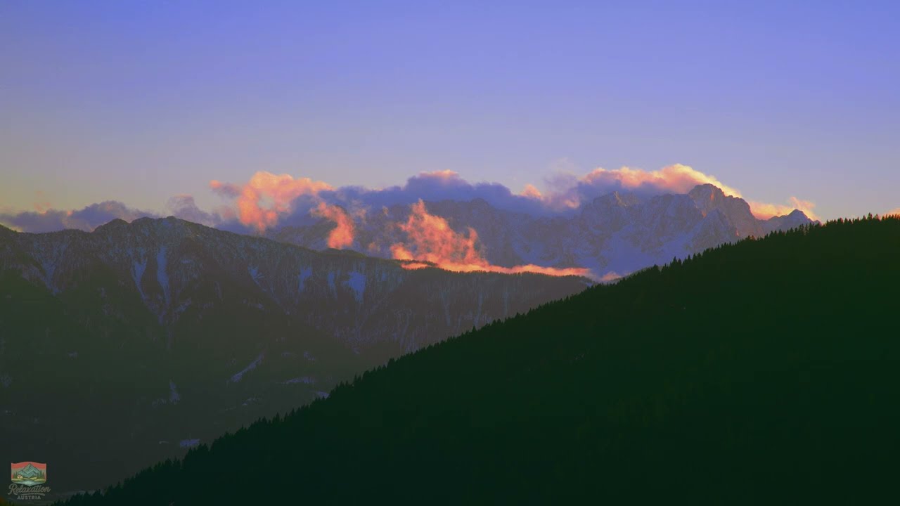 Austria 4k - Karawanken Gebirge in K&auml;rnten bei Sonnenaufgang - Relaxation Video - &Ouml;sterreich