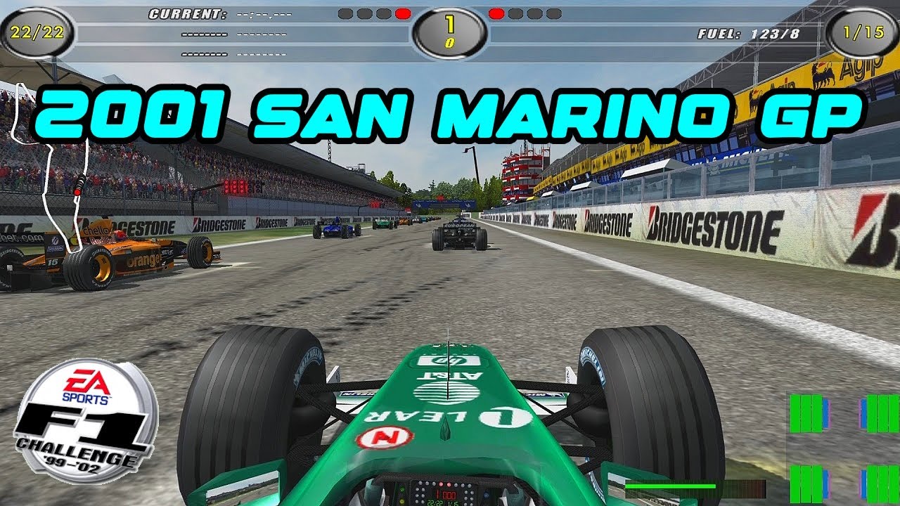 F1 Challenge 99-02 - 2001 San Marino GP | Onboard | 25% Race