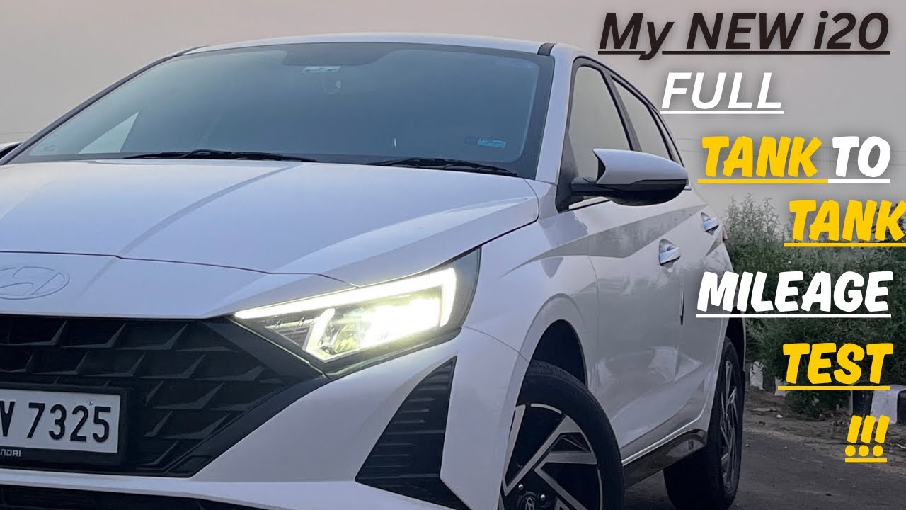 MILEAGE TEST OF MY NEW i20-NEW 2025 HYUNDAI i20 FULL TANK TO TANK MILEAGE TEST|i20 Full MILEAGE TEST