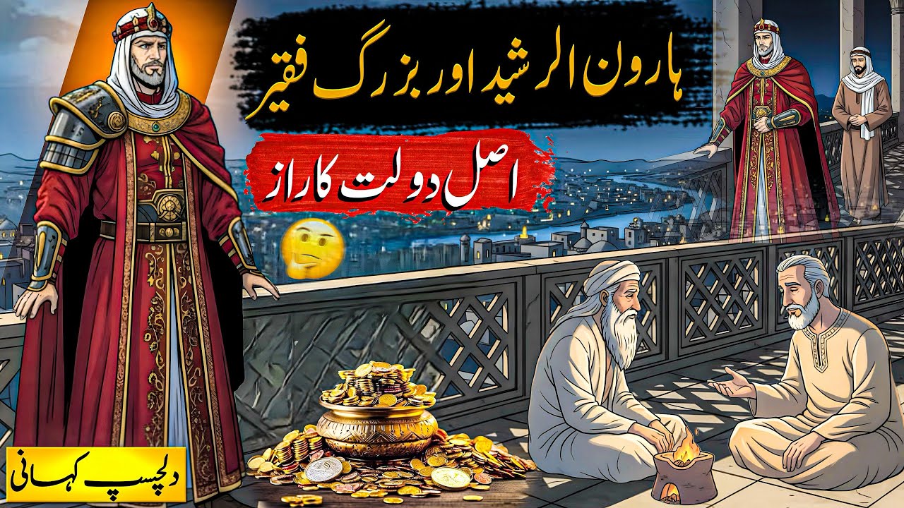 Haroon ur Rasheed Aur Buzurg Faqeer — Asal Dolat Ka Raaz | Sabaq Amoz Kahani | hindi | Urdu | story