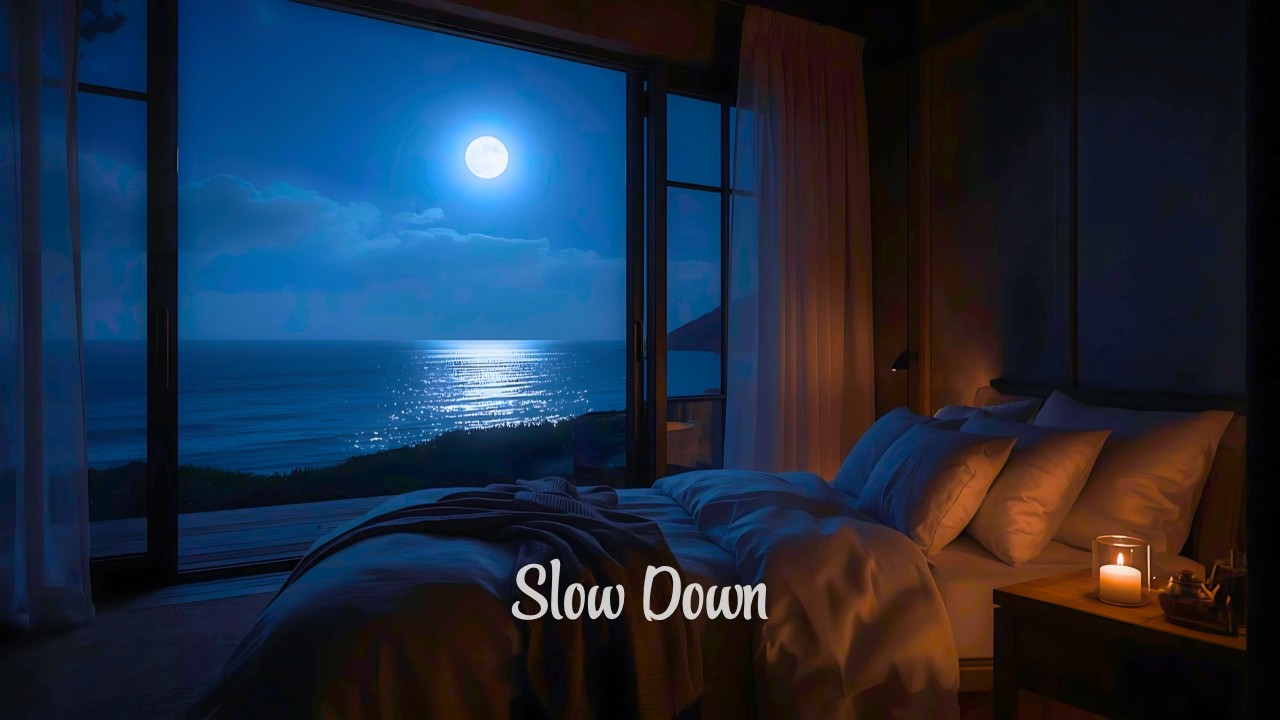 Fall Asleep Fast | 4H Deep Sleep Relaxing Music | The Silent Moon