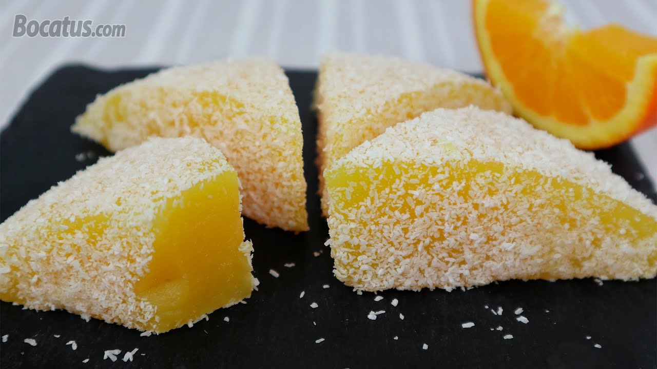 DULCE de NARANJA con 3 INGREDIENTES, sin horno, fácil y rápido