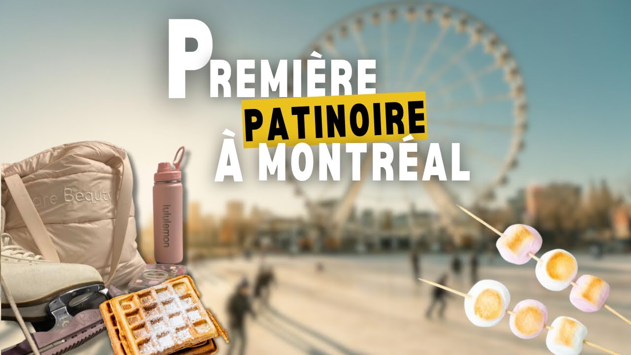 UN JOUR D’HIVER À MONTRÉAL ⛸️❄️ #montreal #pvtcanada