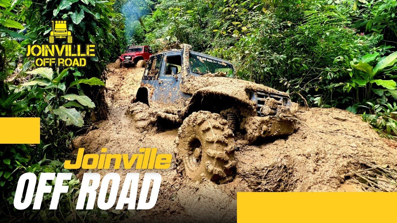 Trilha PESADA, Muito Atoleiro FUNDO Joinville off road #4x4 #offroading #atoleiro #mud #landrover