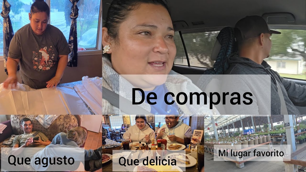 Disfrutando en familia. /De compras en mi lugares favoritos te plantas