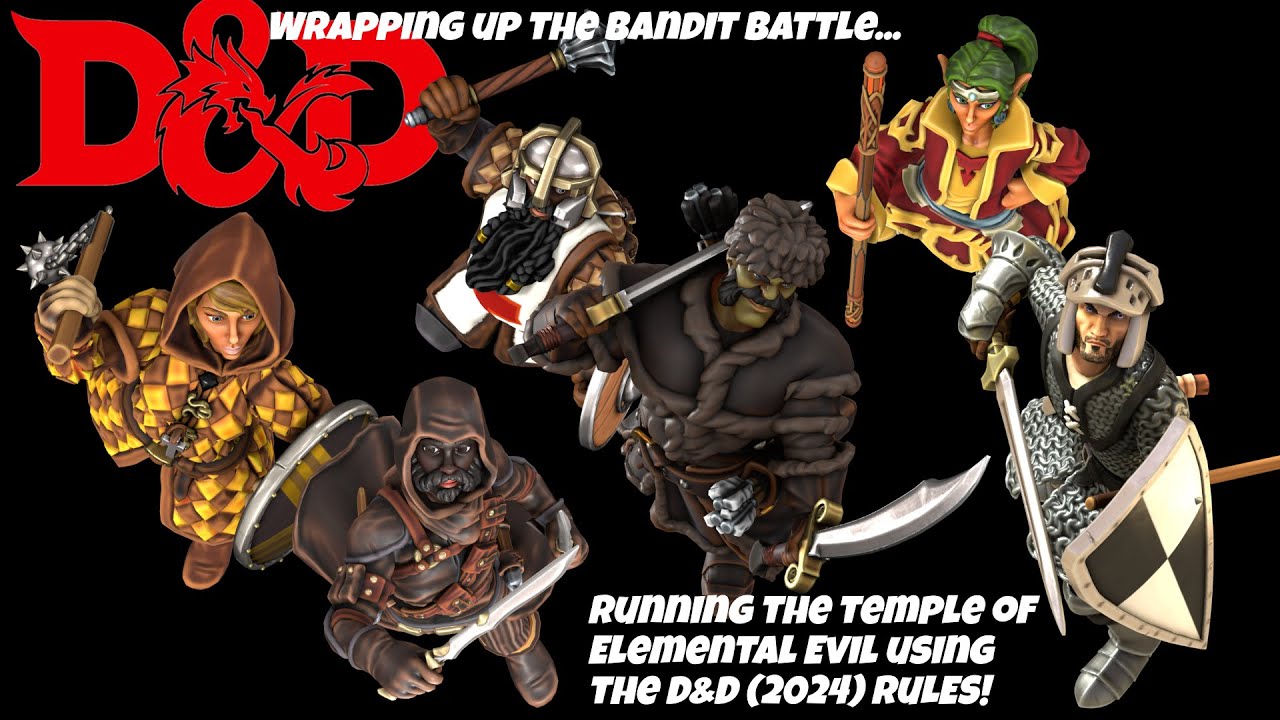 S1E6.3-D&D v GURPS, Temple of Elemental Evil, The Ruined Moathouse using D&D 5E (2024) Rules, Part 3