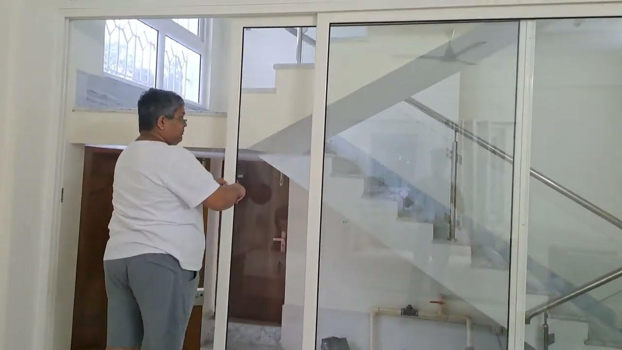 Jindal Sliding Window Domal 27/65mm with 5mm Saint Gobind toughened glass
