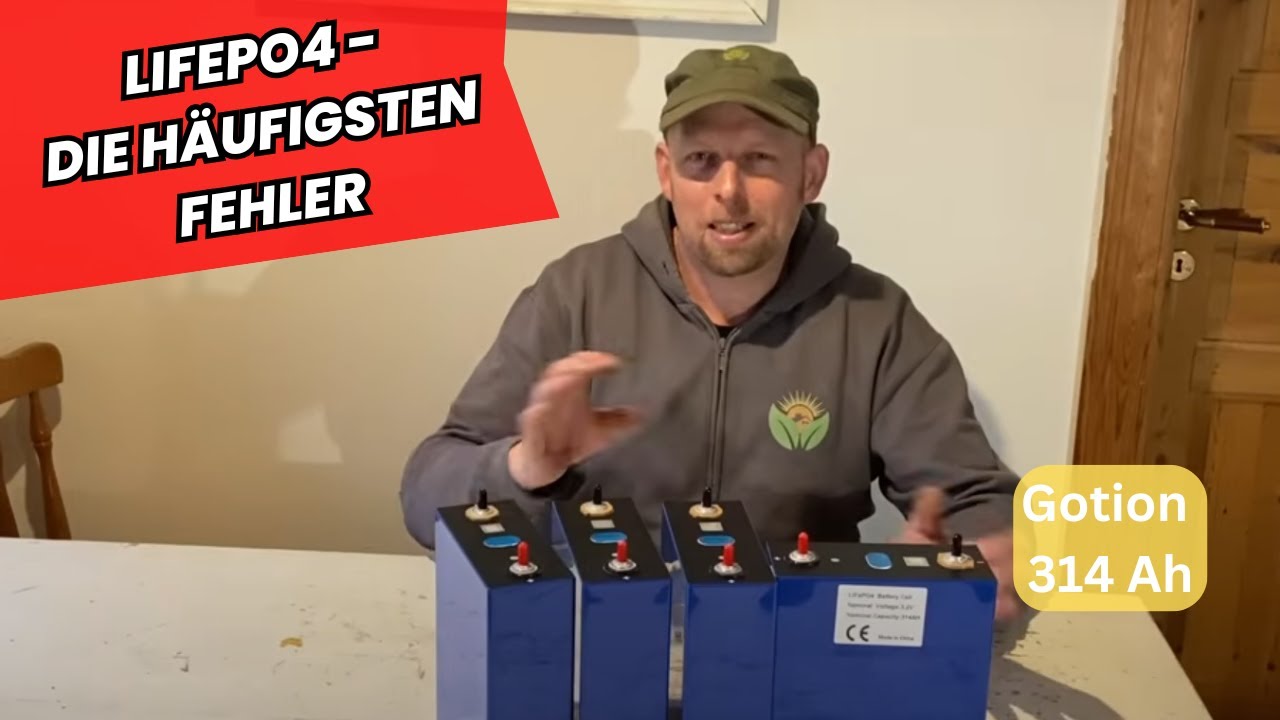 Meine Erfahrungen mit LiFePo4 und die h&auml;ufigsten Fehler Test Gotion 314Ah