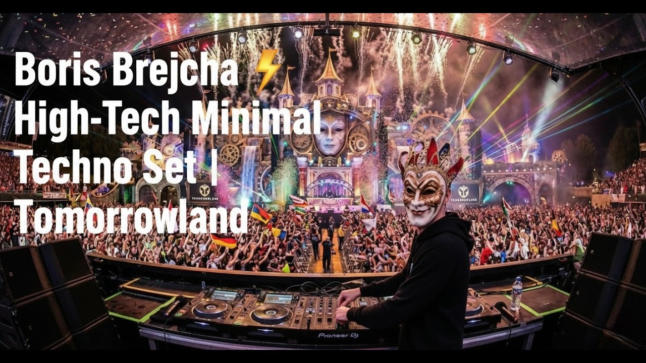 Boris Brejcha ⚡ High-Tech Minimal Techno Set | Tomorrowland Festival  Style