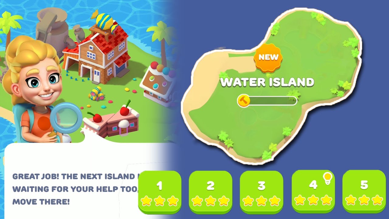 SAND BALLS NEW UPDATE WATER ISLAND UNLOCKED ALL LEVELS 1 - 5 GAMEPLAY WALKTHROUGH PART 127