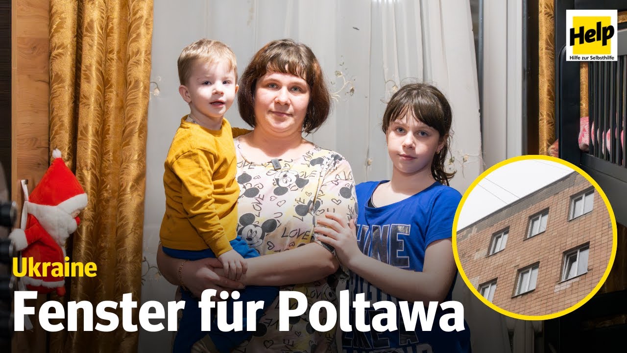 Ukraine | Nach Raketenangriff: Fenster für Poltawa | Help – Hilfe zur Selbsthilfe
