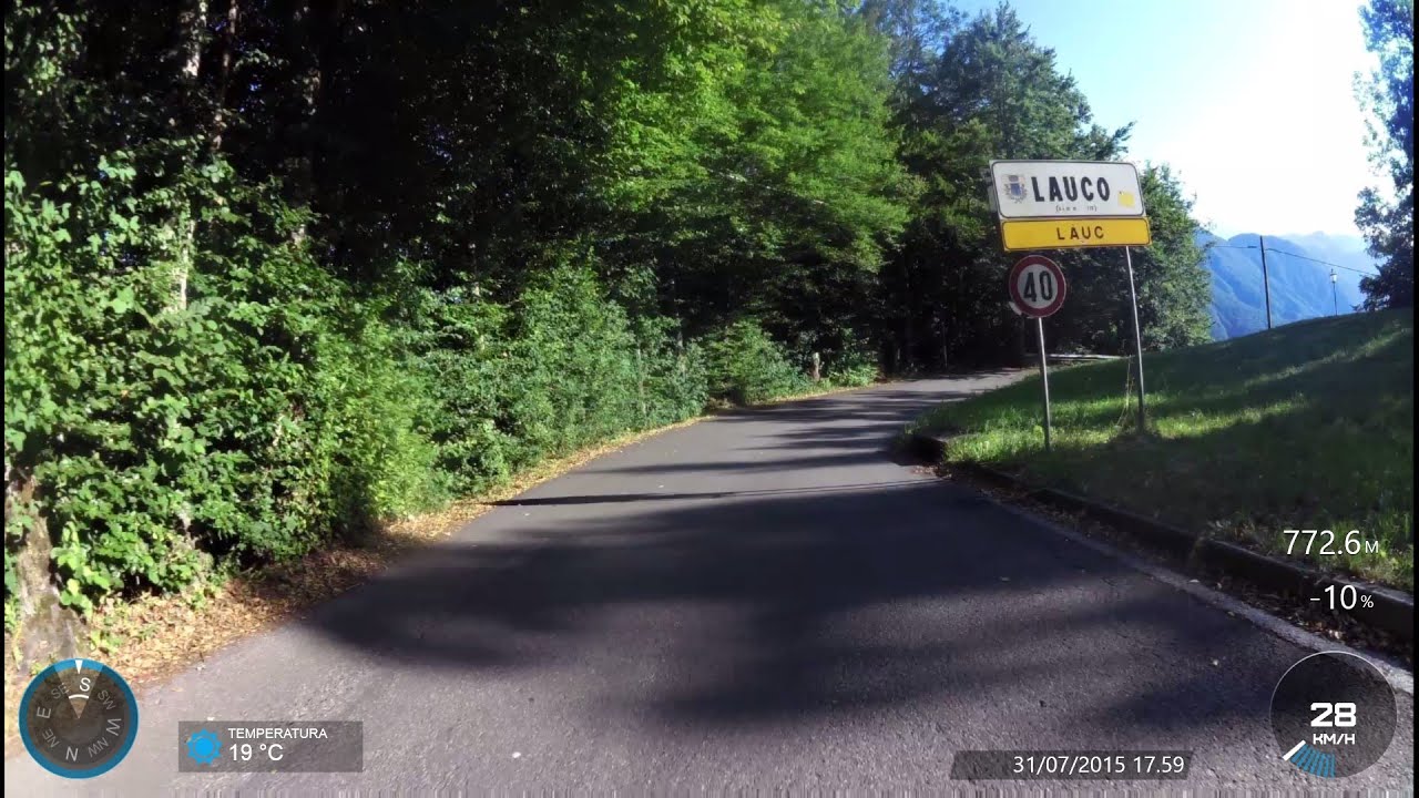 Discesa da Lauco a Villa Santina in mtb