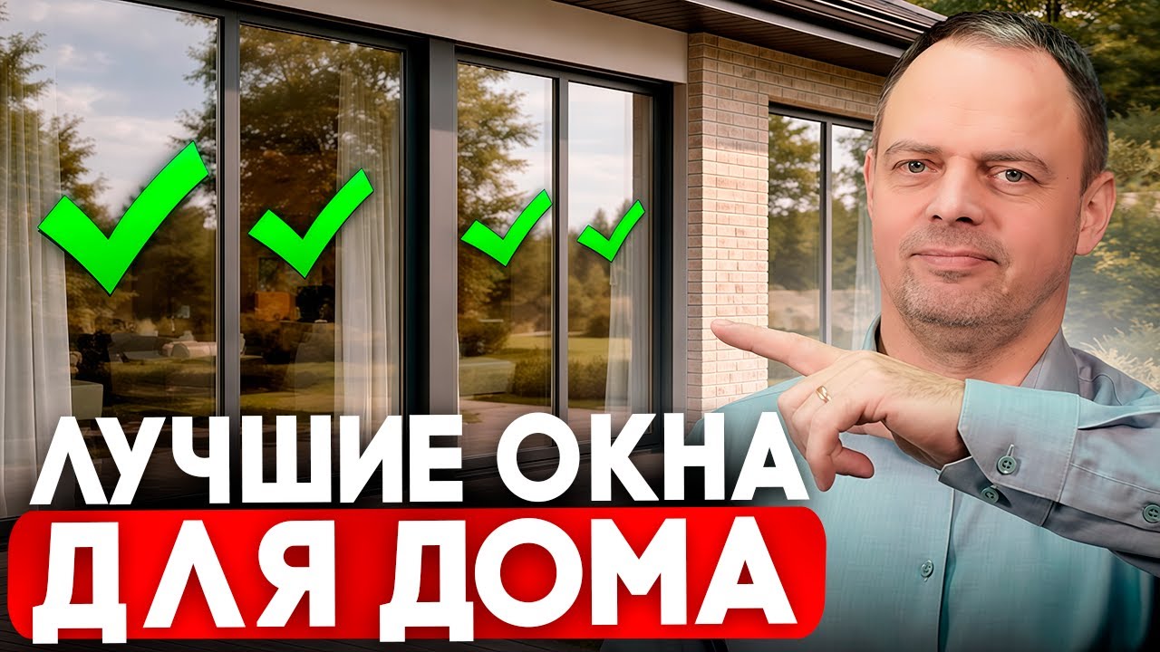 Лучшие ОКНА для загородного дома! Выбери для себя за 10 минут!