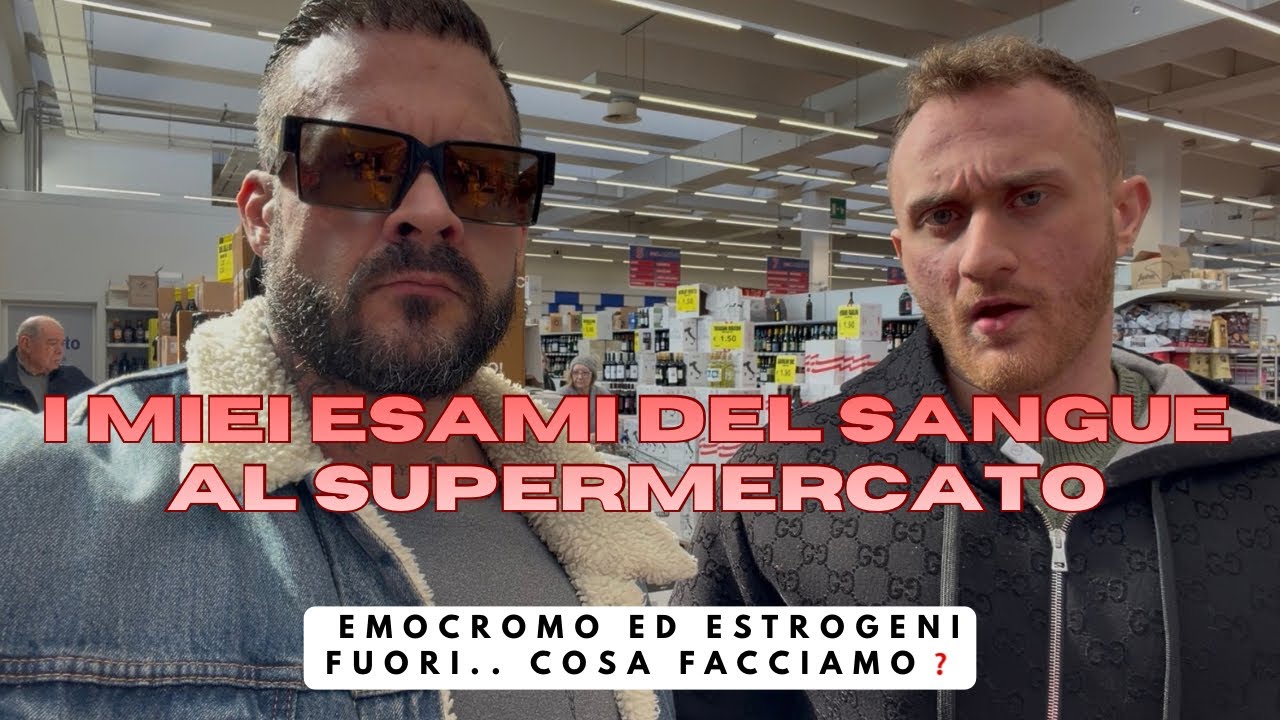 I MIEI ESAMI DEL SANGUE… AL SUPERMERCATO‼️