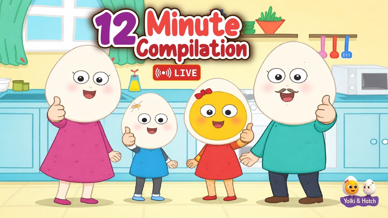 Kids Cartoon LIVE Urdu | Funny & Educational Cartoon for Kids – Yolki aur Hatch