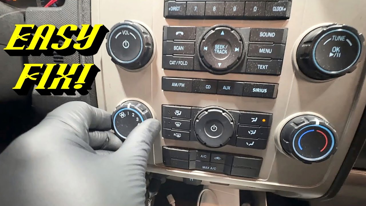 2008-2012 Ford Escape HVAC Blower Motor Not Work on All Speeds: Blower Motor Resistor Replacement