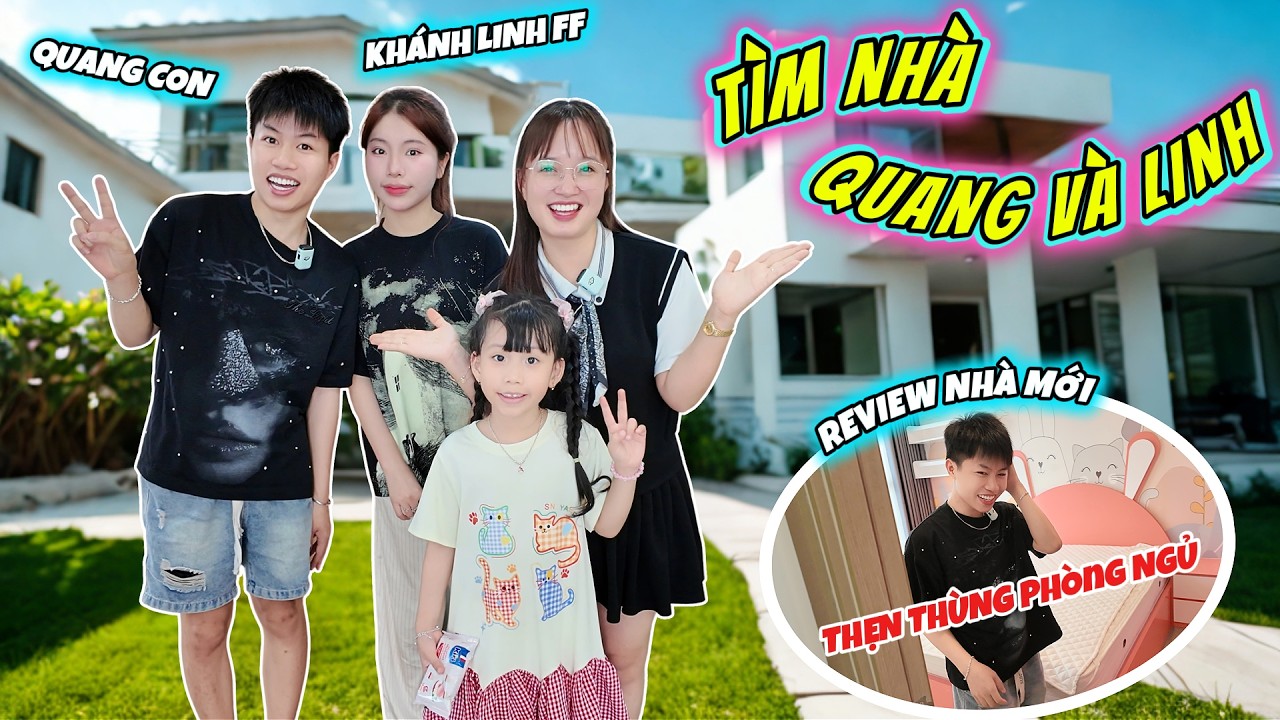 T&igrave;m Nh&agrave; Quang Con V&agrave; Kh&aacute;nh Linh FF - Gia Đ&igrave;nh MiMi Chụp Ảnh, Xin Chữ K&yacute;, Thăm Nh&agrave; Mới Quang V&agrave; Linh