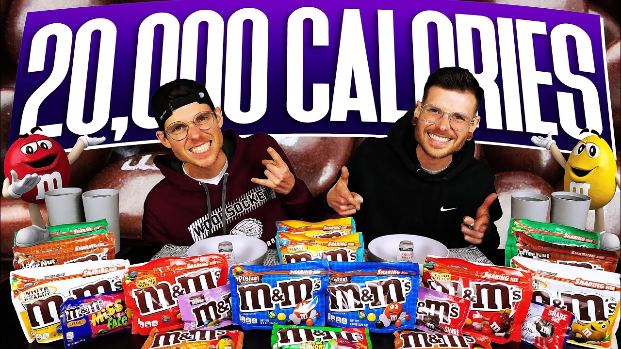THE ULTIMATE M&M'S CHALLENGE! | 20,000 Calorie Food Challenge | Man vs. Food