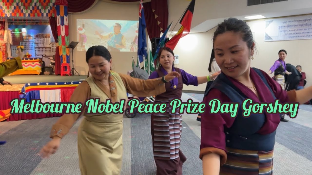 Melbourne Nobel Peace Prize Day Gorshey #tibetangorshey #tibetanvlogger